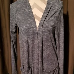 EC LULAROE SARAH DUSTER WITH POCKETS